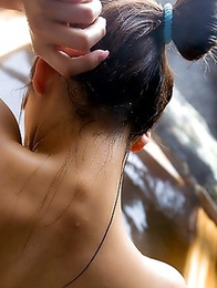 Akina is a playful Asian mademoiselle with a hairy pussy