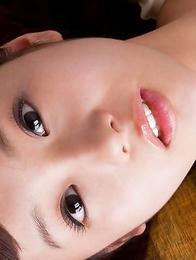 Kana Yuuki in white bath suit moves with grace and passion